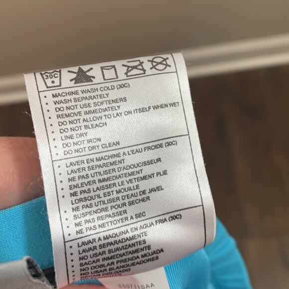 Nike Dri-Fit Sky Blue Dual Slit Skort - Picture 5 of 7